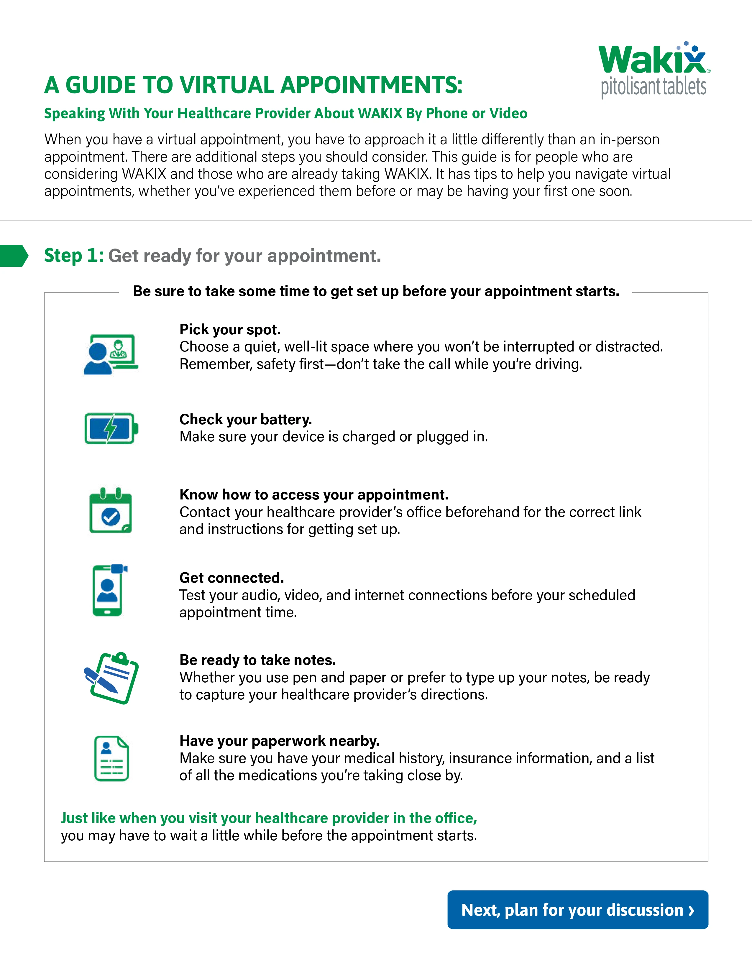 Guide for preparing for a virtual healthcare appointment thumbnail